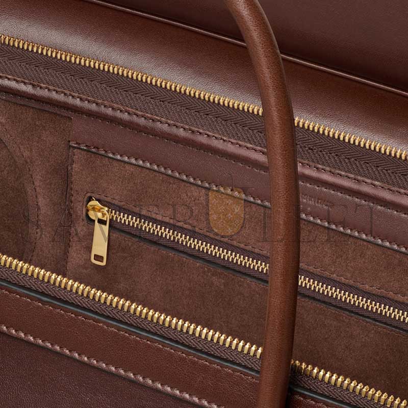 CELINE MEDIUM NEW LUGGAGE IN SUPPLE SHINY LAMBSKIN L100E3GW2.28BK (36*22*16cm)